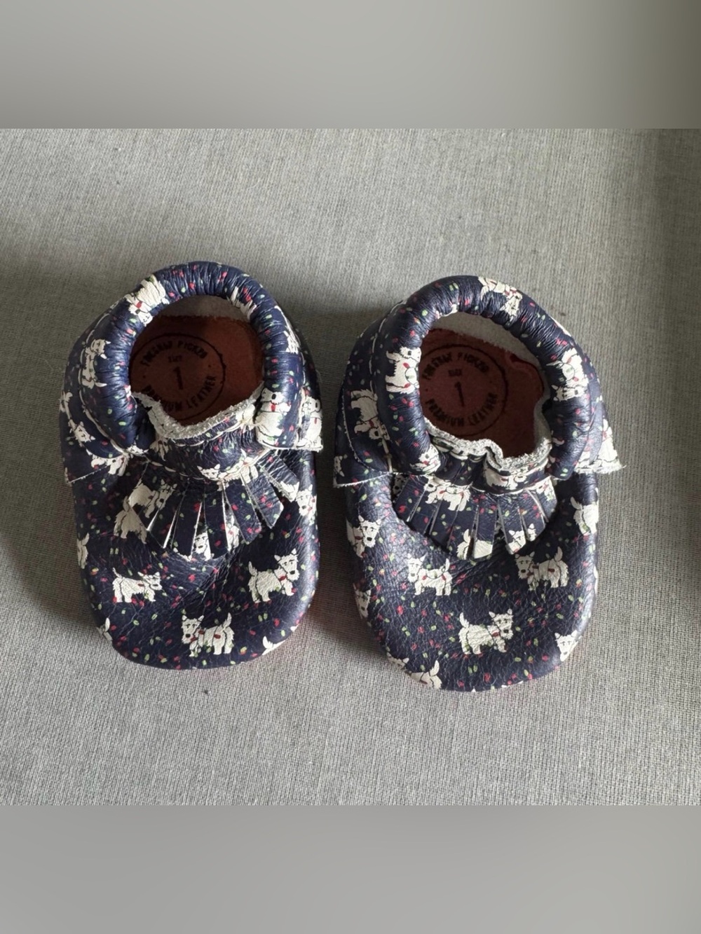 Freshly picked Christmas moccasins